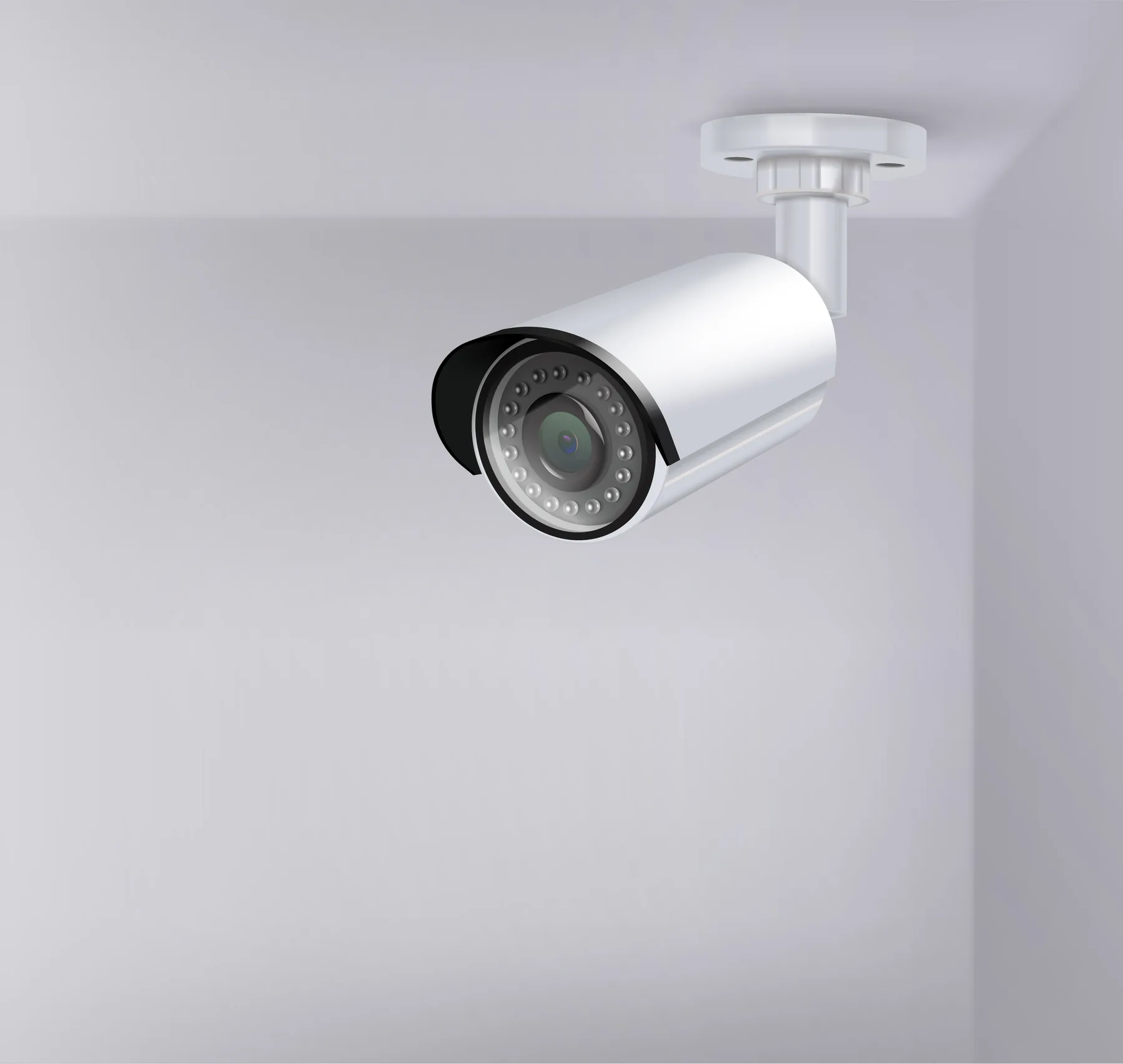 CCTV camera mounted outside a building