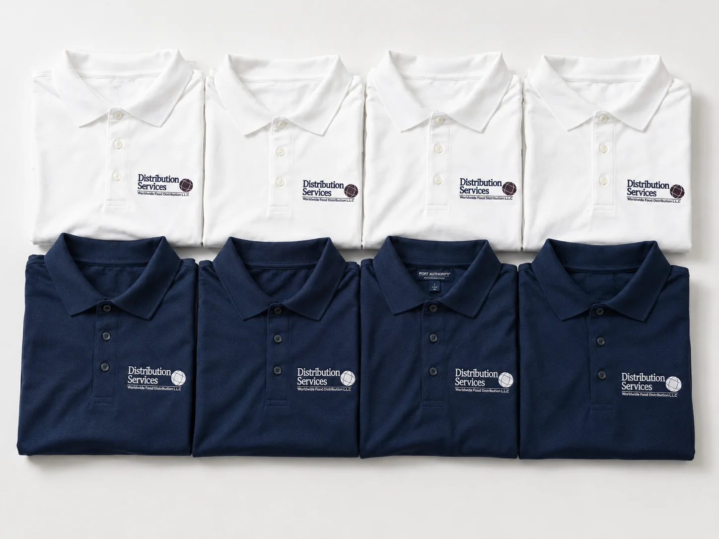 Branded polo shirts for organization apparel